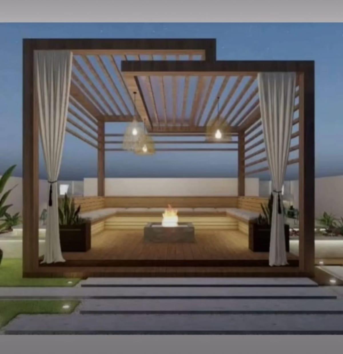 Aluminium pergola