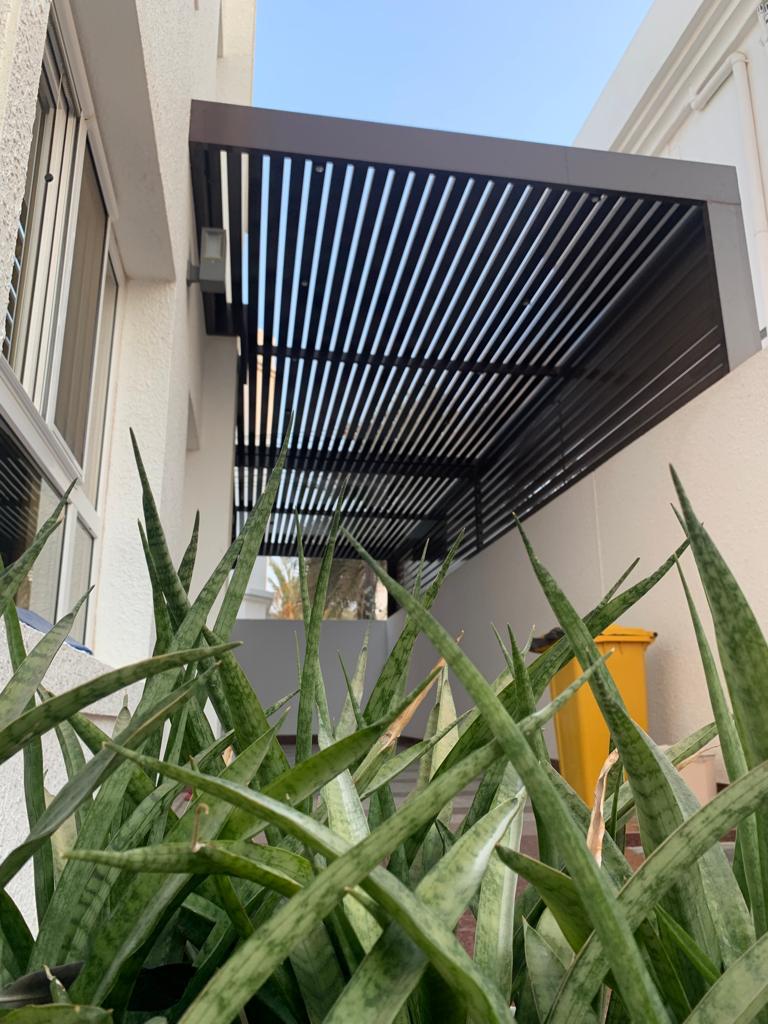 Aluminium pergola