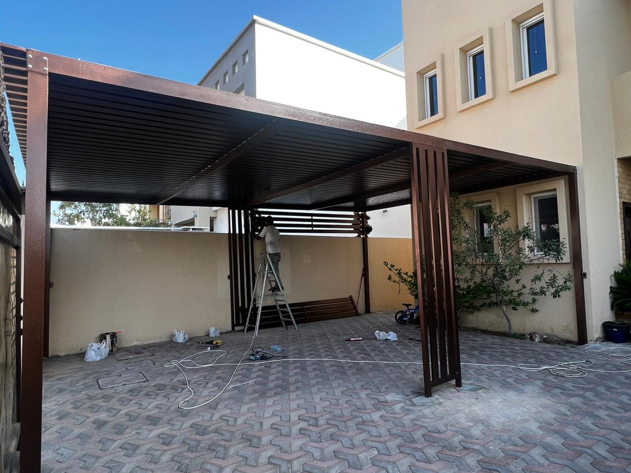 Aluminium pergola