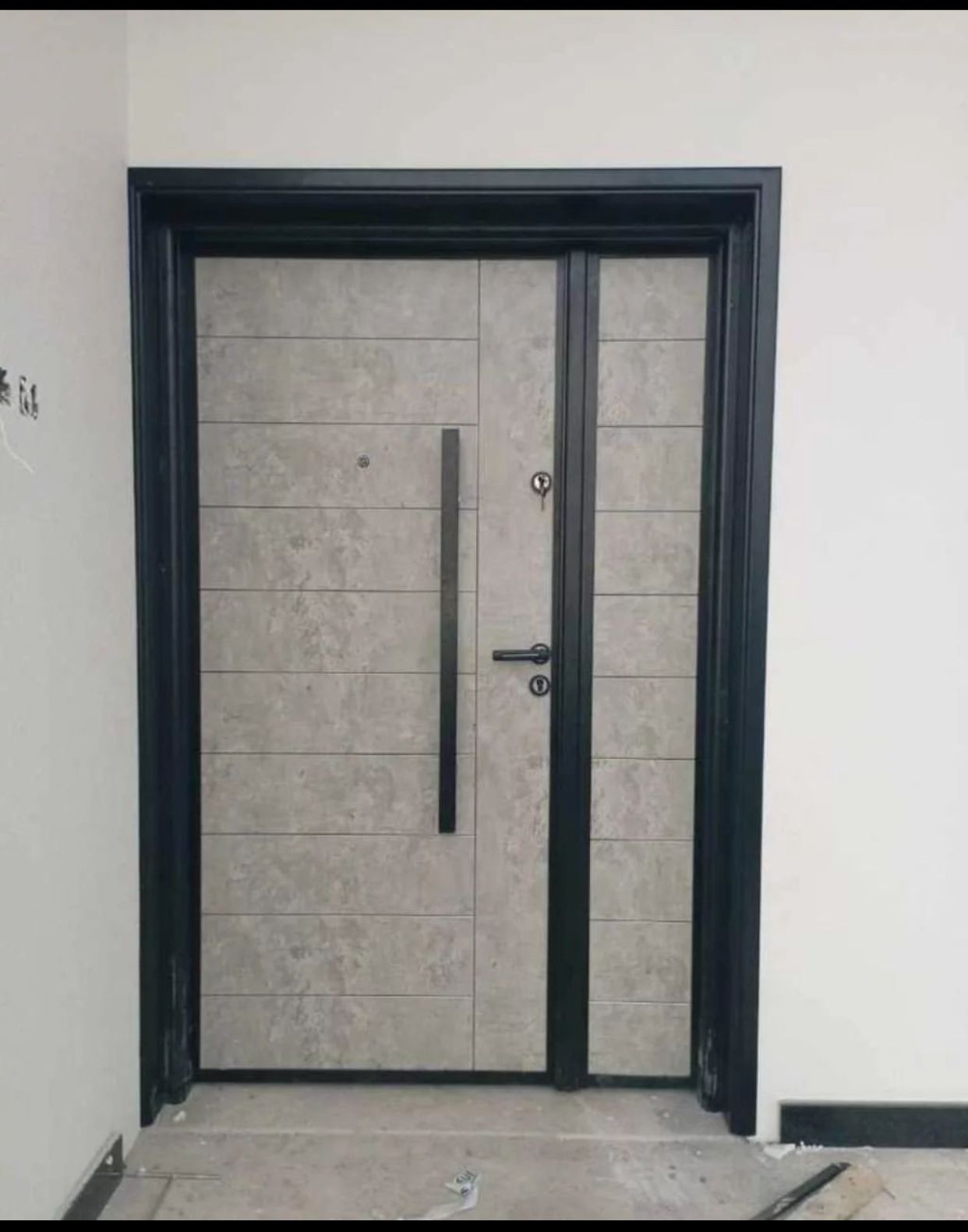 Aluminium composite panel door